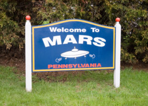 Mars, PA Town Sign